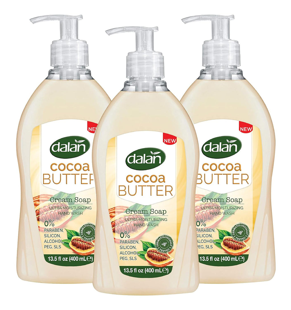 Dalan Cocoa Butter Cream Soap – Moisturizing hand soap with cocoa butter for soft, nourished skin