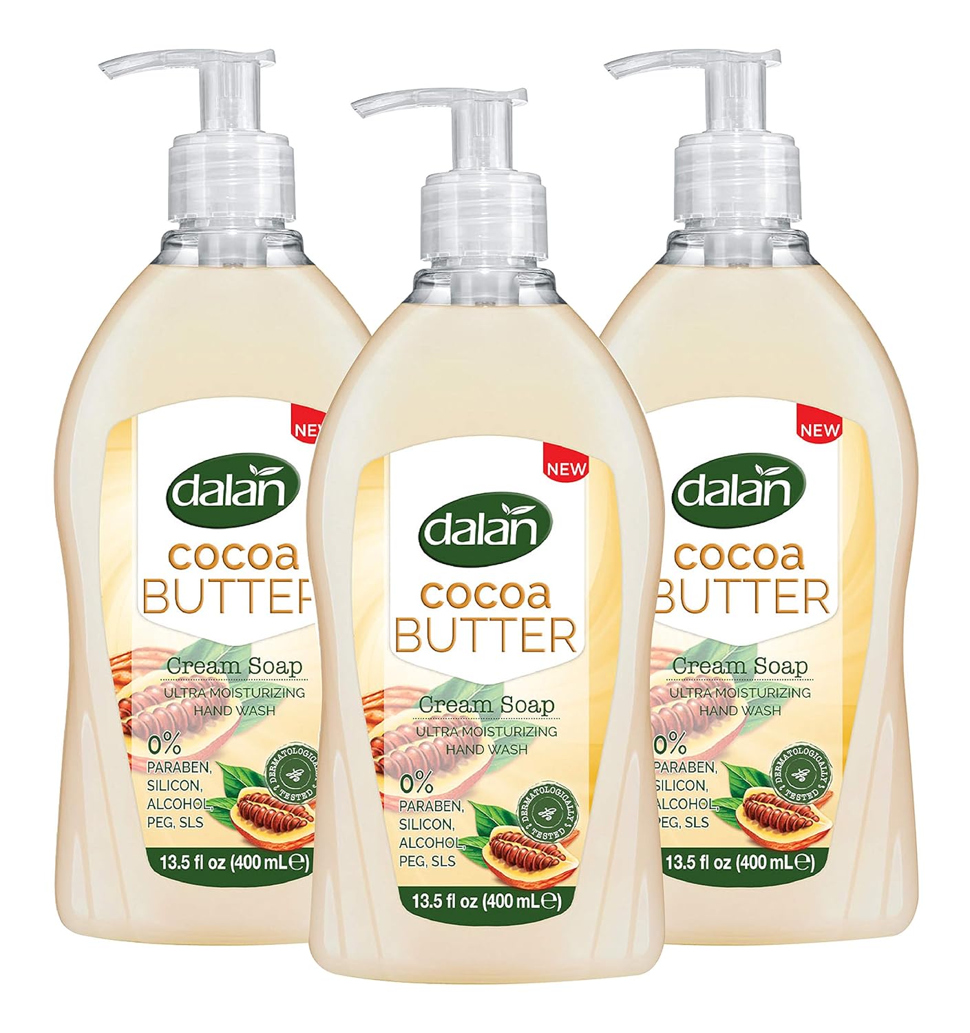 Dalan Cocoa Butter Cream Soap – Moisturizing hand soap with cocoa butter for soft, nourished skin