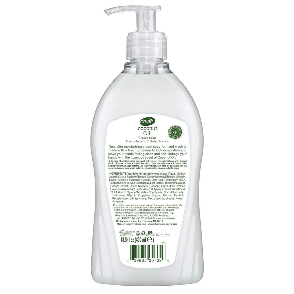 Dalan Coconut Oil Cream Liquid Hand Soap 