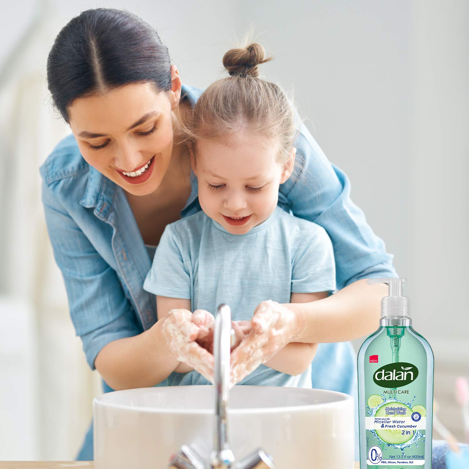 Dalan Coconut Oil Cream Liquid Hand Soap.