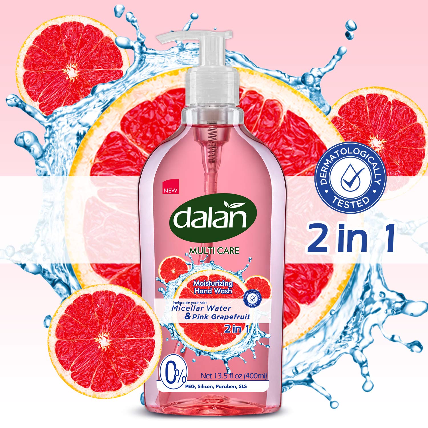 Dalan Pink Grapefruit Multicare Hand Soap - Hydrating hand soap