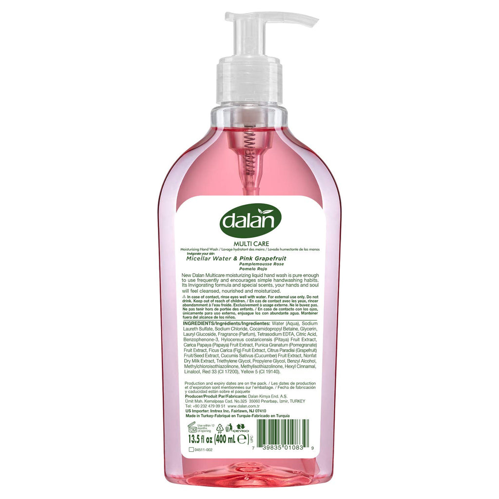 Dalan Pink Grapefruit Multicare Hand Soap - Hydrating hand soap