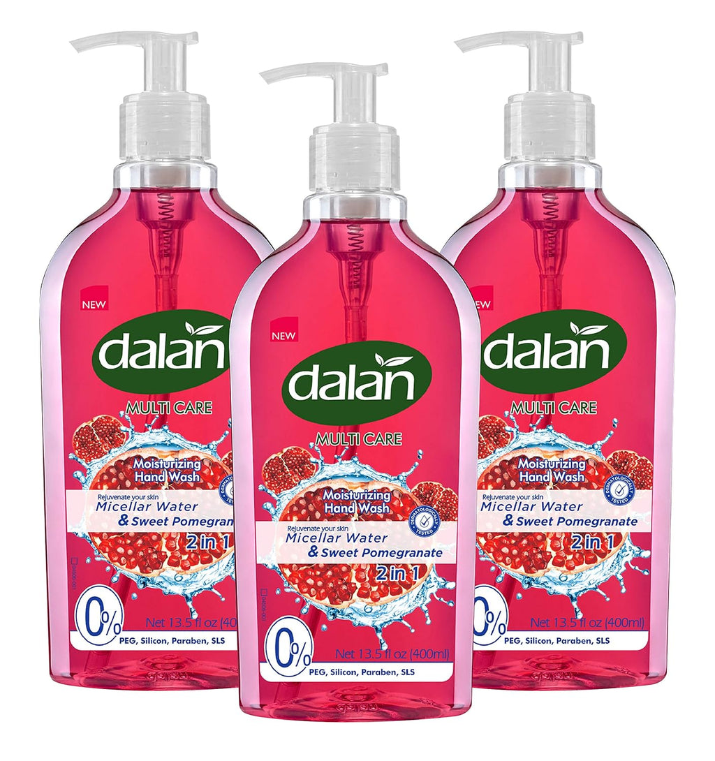 Dalan Sweet Pomegranate Liquid Hand Soap 400mL – Hydrating hand soap with pomegranate fragrance for soft, nourished skin.