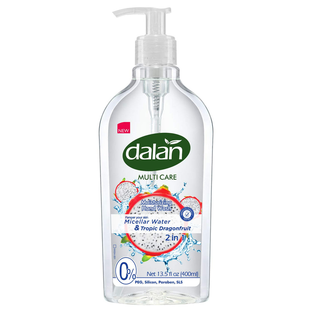 Dalan Tropic Dragonfruit Liquid Hand Soap 400mL – Hydrating hand soap with tropical dragonfruit fragrance for soft, refreshed skin.
