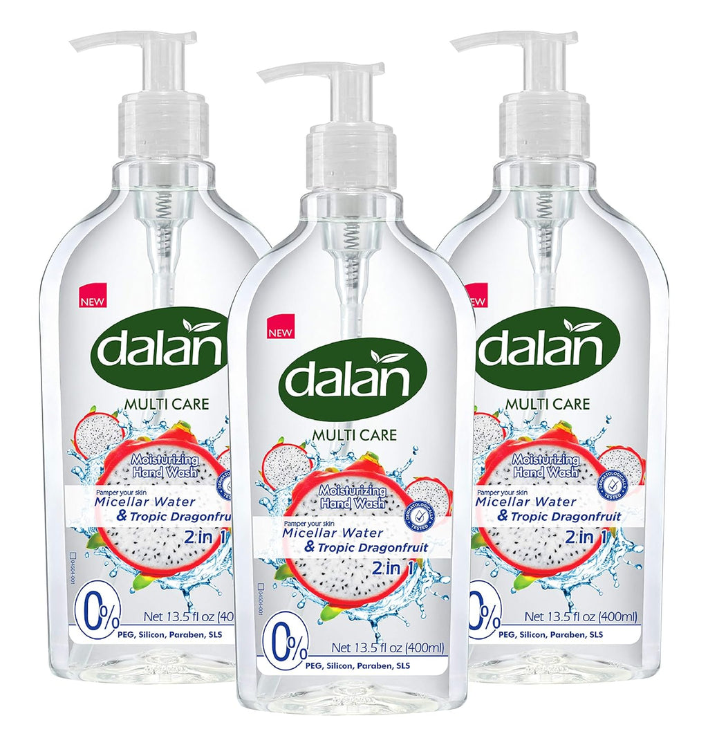 Dalan Tropic Dragonfruit Liquid Hand Soap 400mL – Hydrating hand soap with tropical dragonfruit fragrance for soft, refreshed skin.