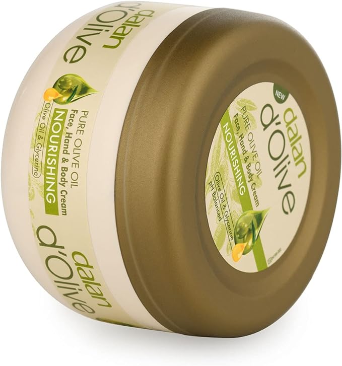 Dalan Vegan Face Cream 150mL – Hydrating face cream with olive oil and glycerine for soft, nourished, and smooth skin.