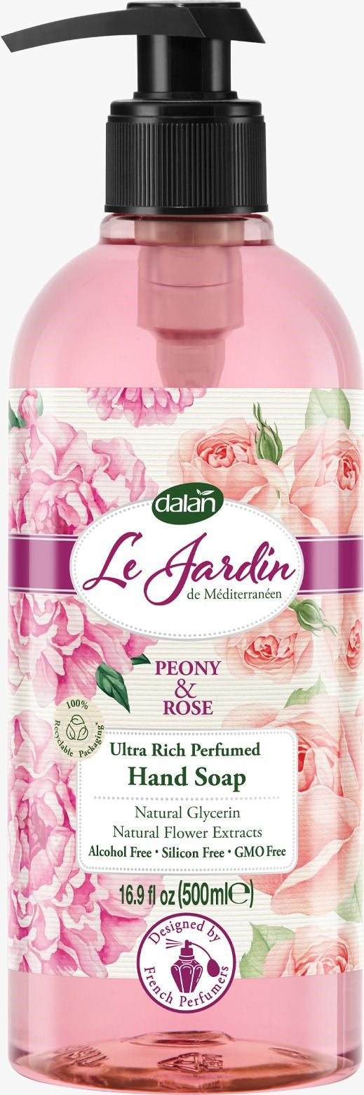 Le Jardin Liquid Soap 500mL – Natural flower extract hand wash.