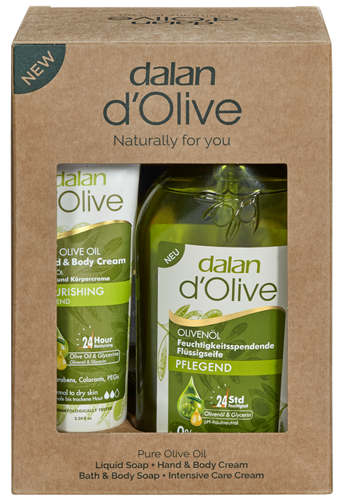 Dalan d’Olive Nourishing Gift Set – 4-step skincare routine
