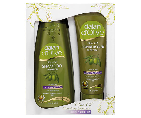 Dalan d’Olive Color Protection Shampoo & Conditioner Set 