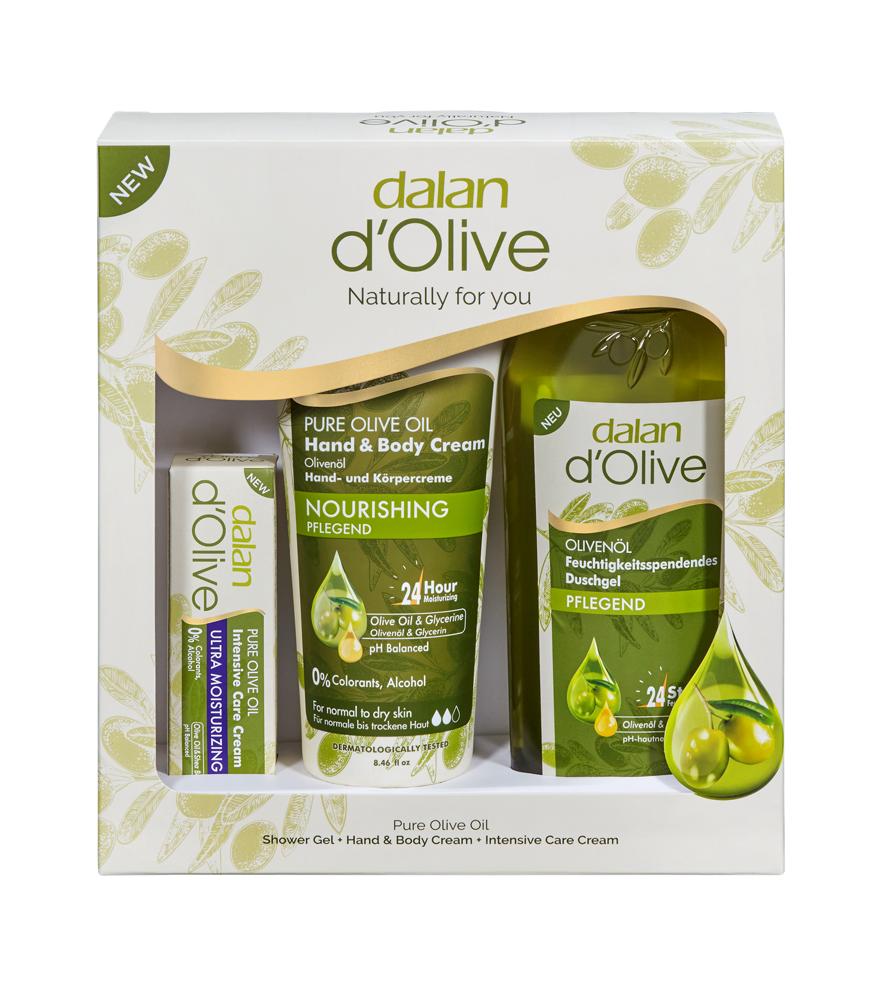 Dalan D’Olive Intensive Care & Hand & Body Cream Set