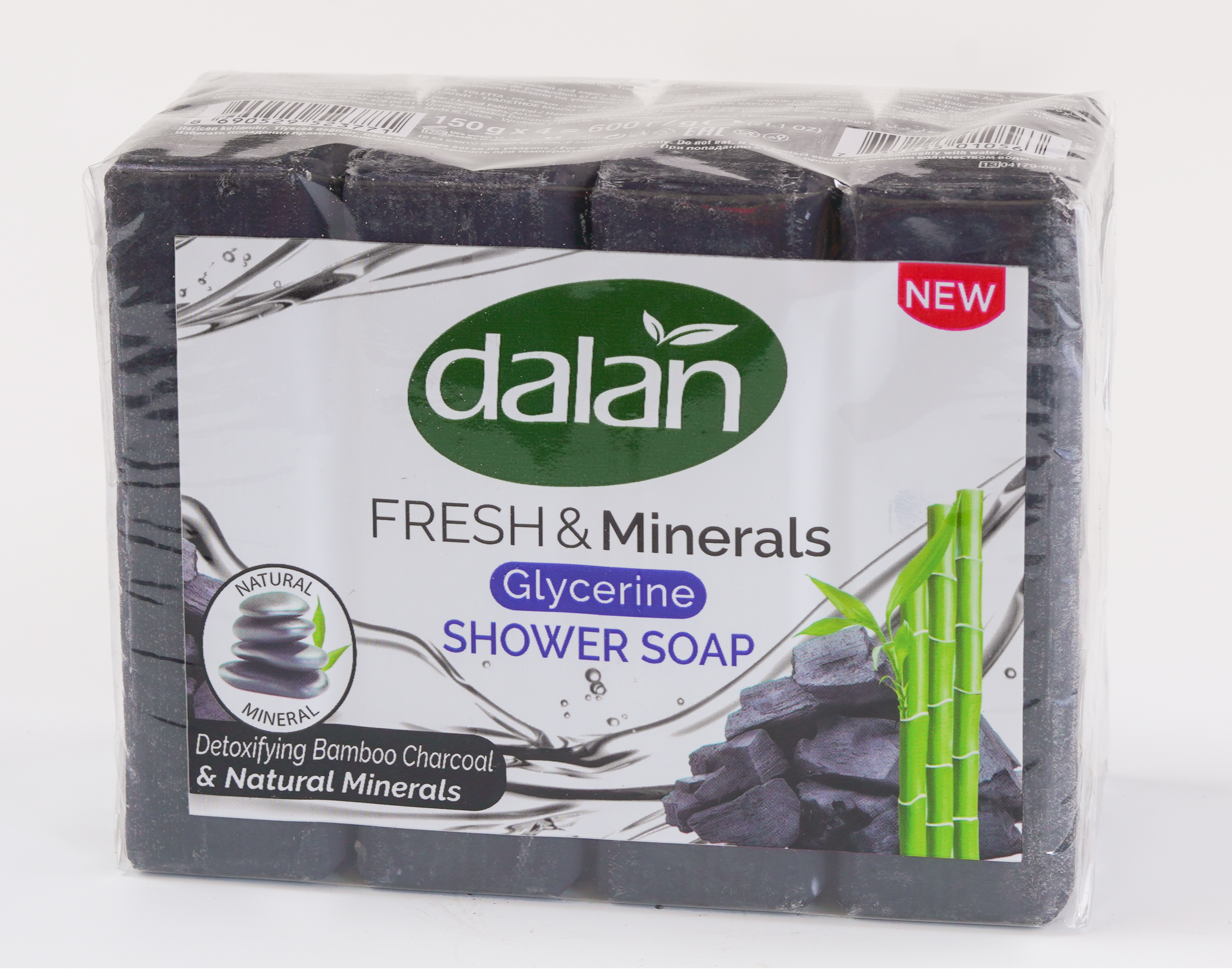 Dalan Fresh & Minerals Bamboo Charcoal & Natural Minerals Soap 150g