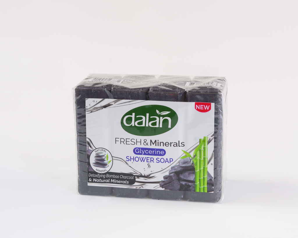 Dalan Fresh & Minerals Sea Salt & Natural Minerals Soap – Nourishing soap with bamboo charcoal and natural minerals for gentle, hydrating cleansing