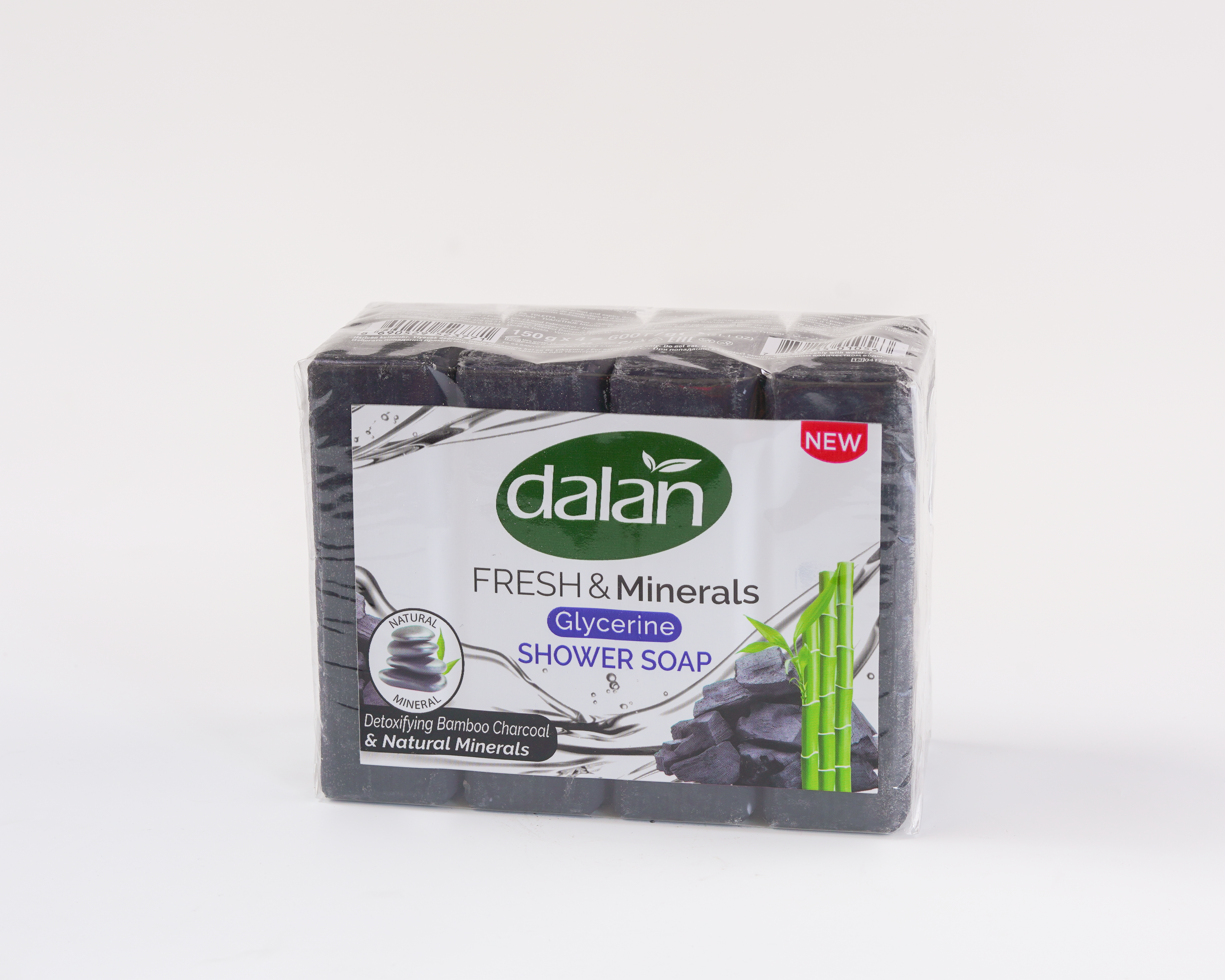 Dalan Fresh & Minerals Sea Salt & Natural Minerals Soap – Nourishing soap with bamboo charcoal and natural minerals for gentle, hydrating cleansing