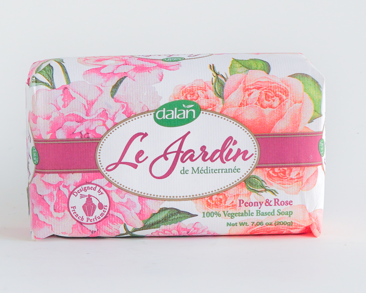 Dalan Le Jardin Soap – Luxurious handcrafted soap with a natural Peony & Rose fragrance for a fresh, elegant bath experience