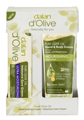 Dalan D’Olive Intensive Care & Hand & Body Cream Pack – Convenient moisturizer set for soft, nourished skin, perfect for daily use.