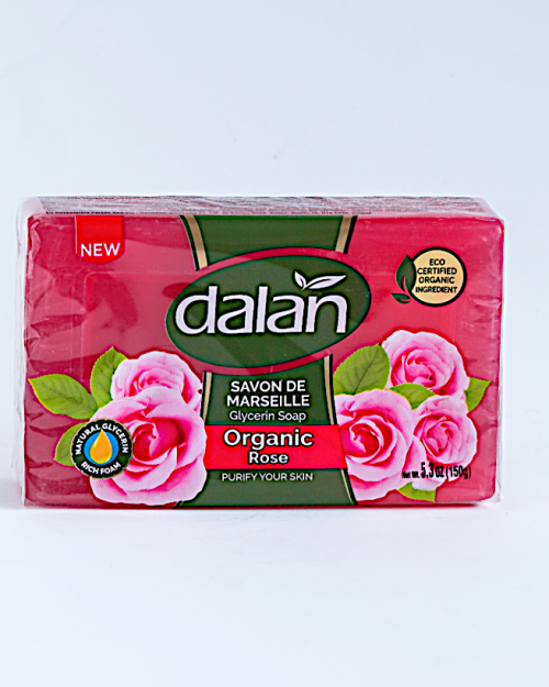 Dalan Glycerine Soap Organic Rose Oil 150g